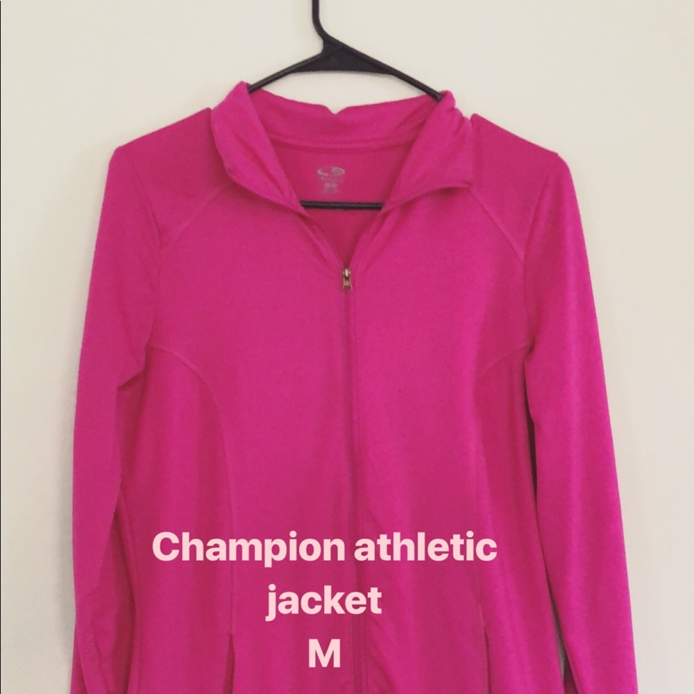 Hot pink athletic jacket